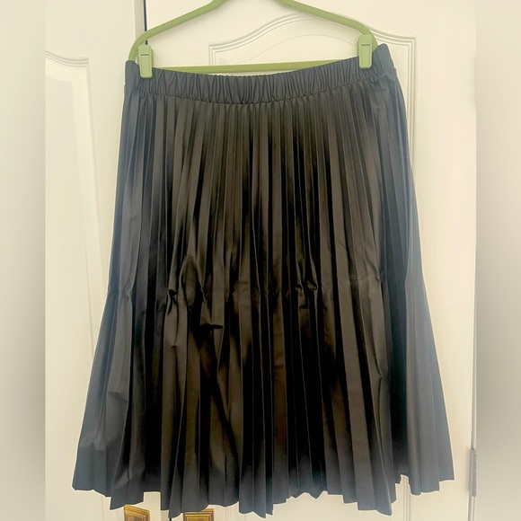 Time and Tru Vegan leather pleated skirt size XXL - Picture 1 of 3